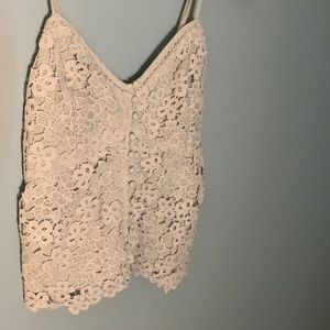 Size small in color baby blue (the lighting isn’t the best)